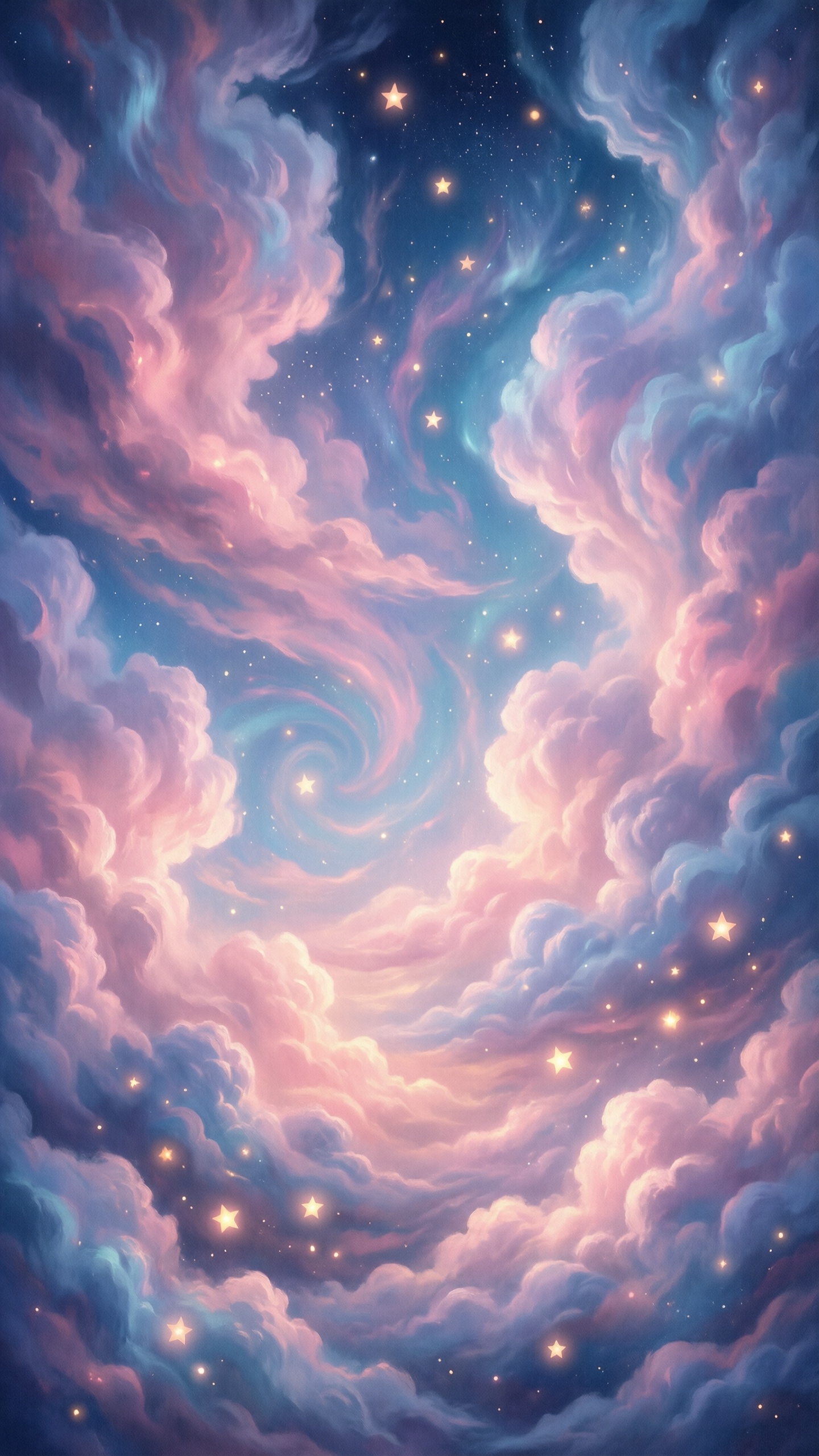 Enchanted Celestial Dreamscape - AI generated wallpaper