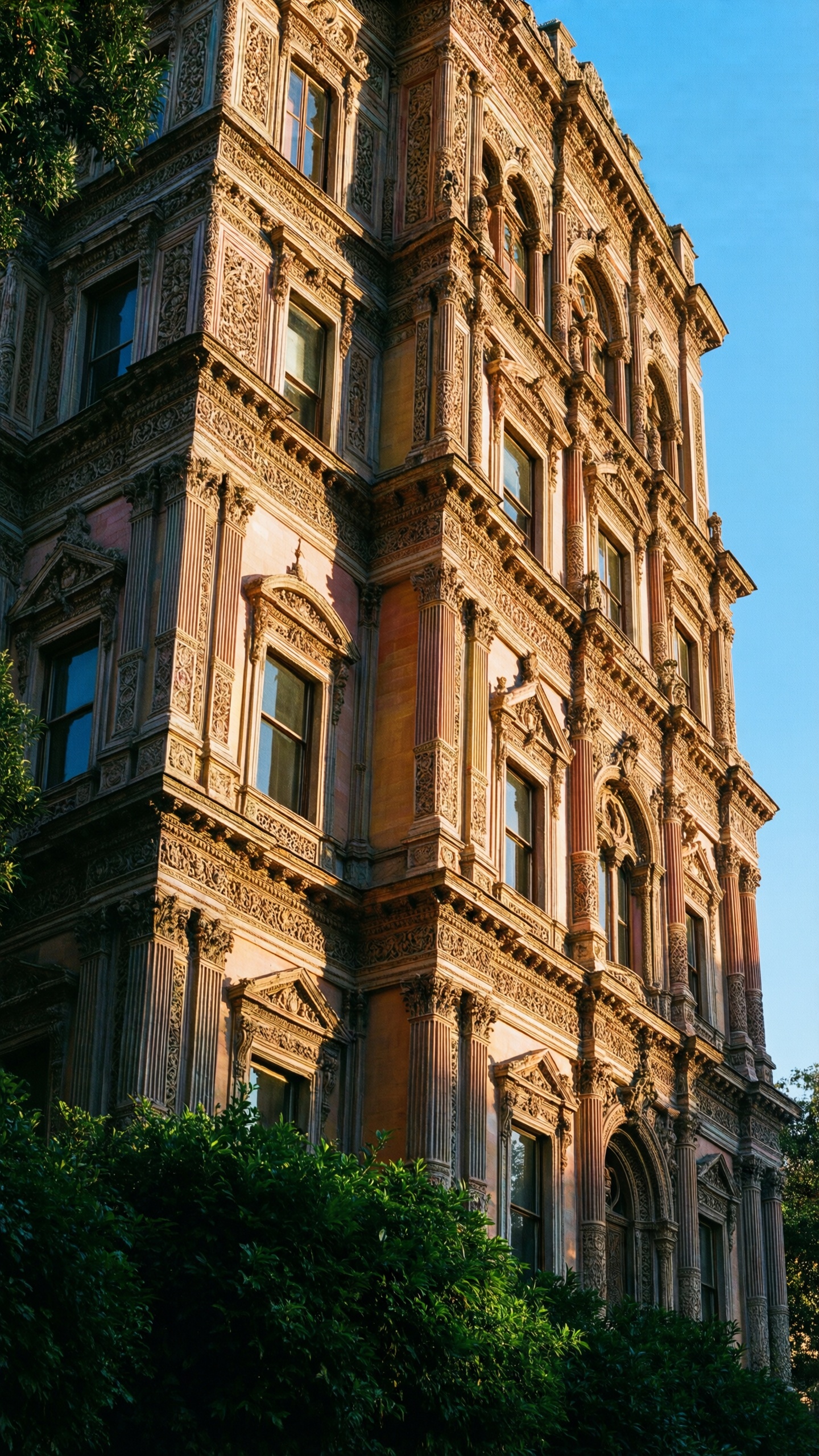 Victorian Mansion Facade - AI generated wallpaper