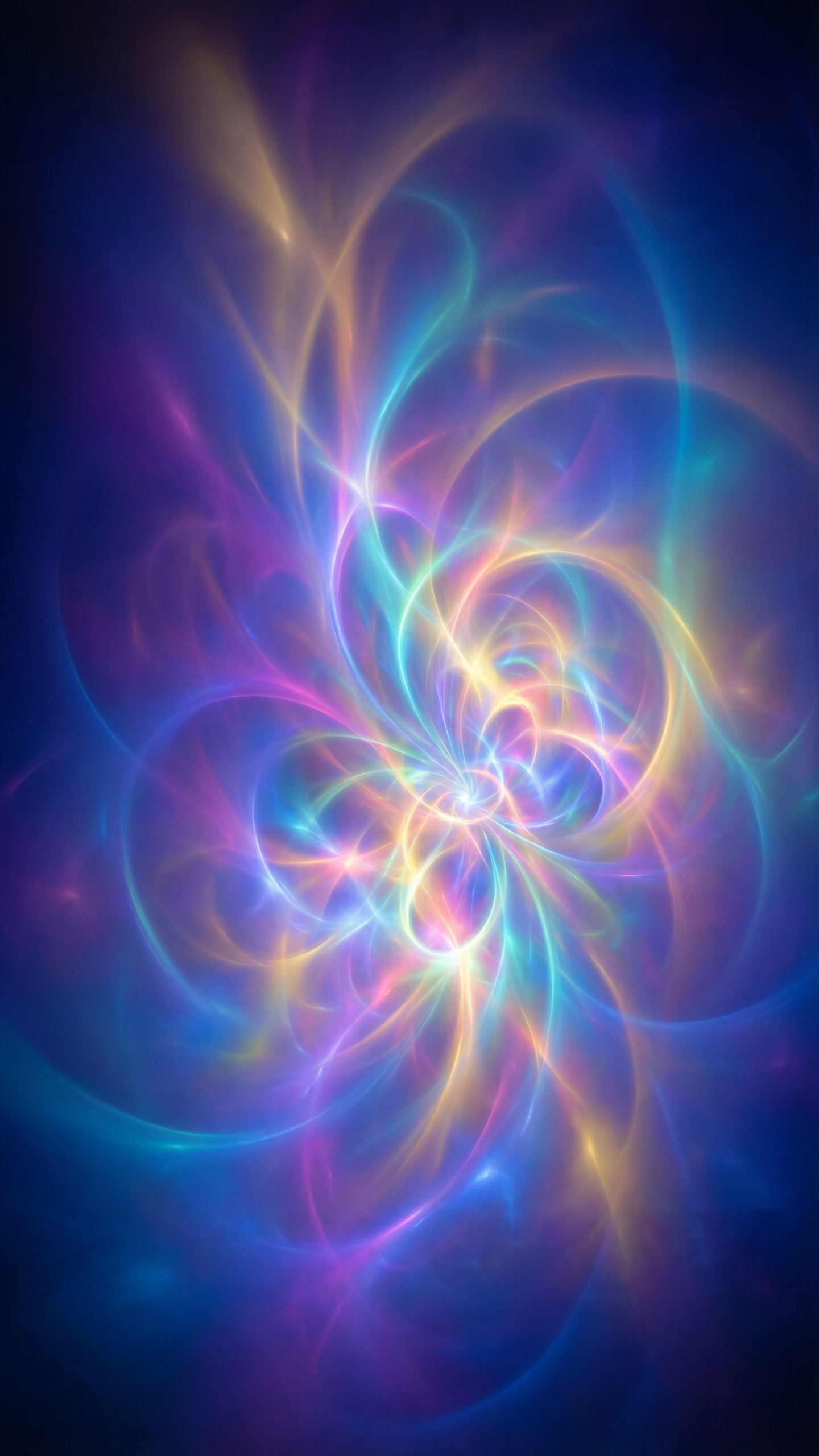 Vibrant Swirl Abstract Wallpaper - AI generated wallpaper