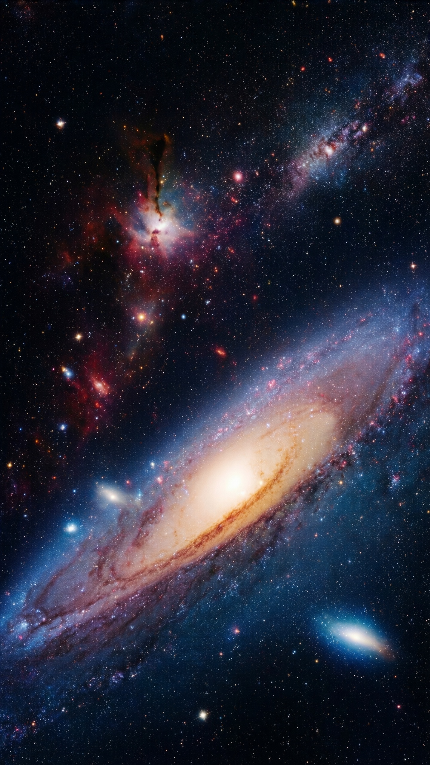 Galactic Serenity: Cosmic Beauty - AI generated wallpaper