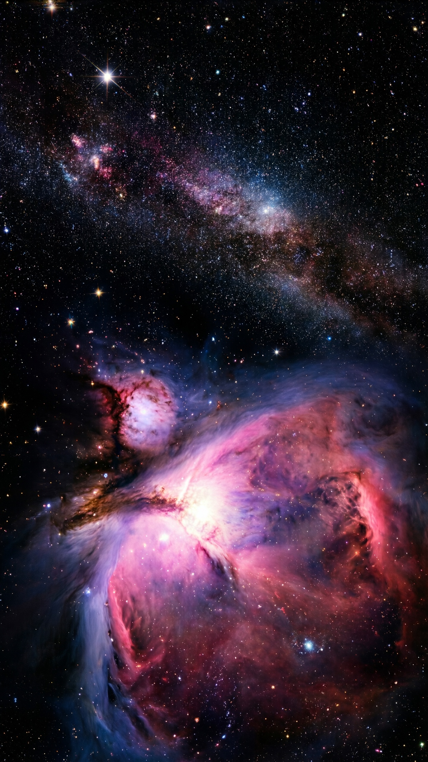 Cosmic Nebula in Space - AI generated wallpaper