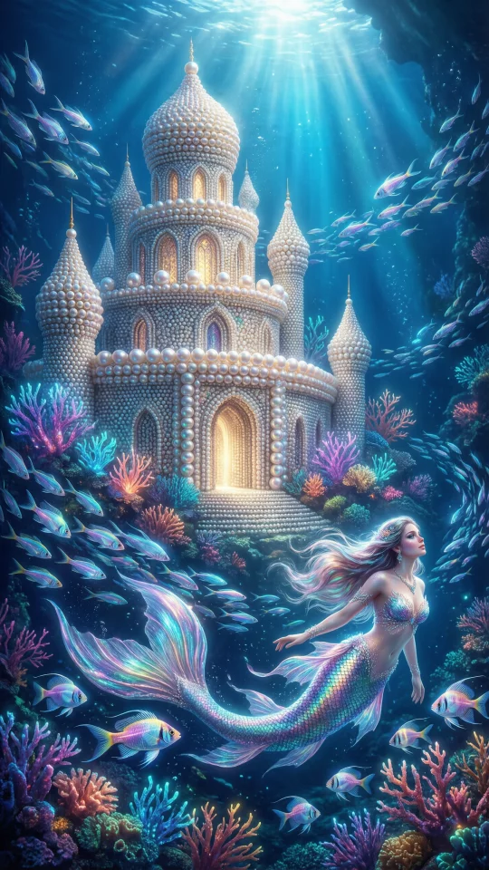 Mermaid's Pearl Castle