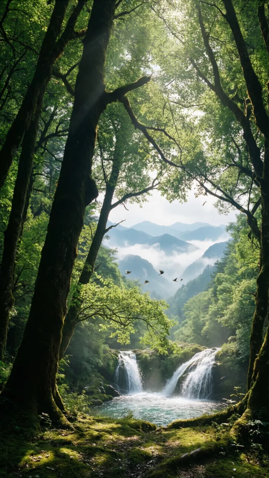 Enchanted Forest Waterfall