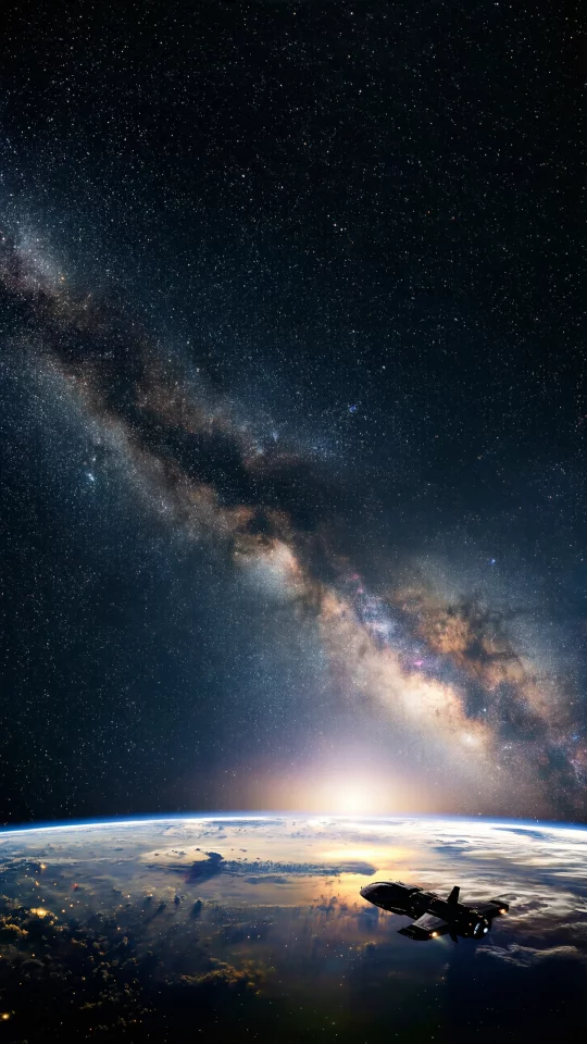 Galactic Horizon with Spaceship