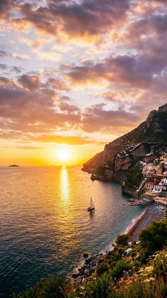 Sunset Coastal Serenity