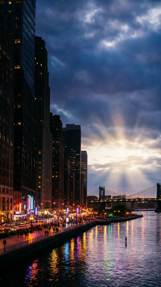 Urban Sunset Reflections