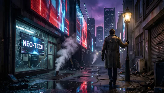Cyberpunk Alleyway 3