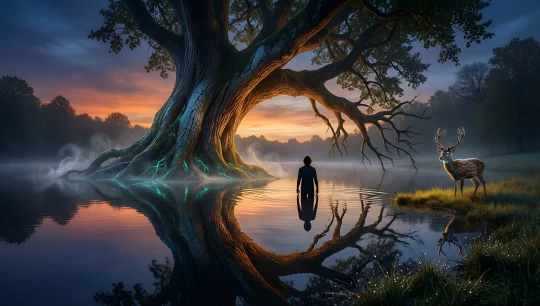 Mystic Tree Reflection