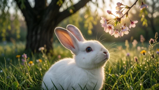 Easter Bunny in Spring
